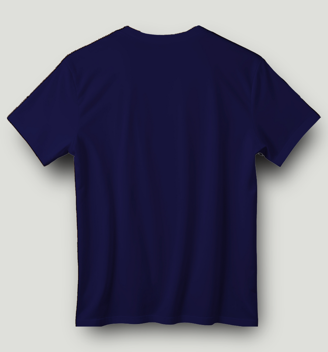 Short Sleeve Henley Blue Shirt