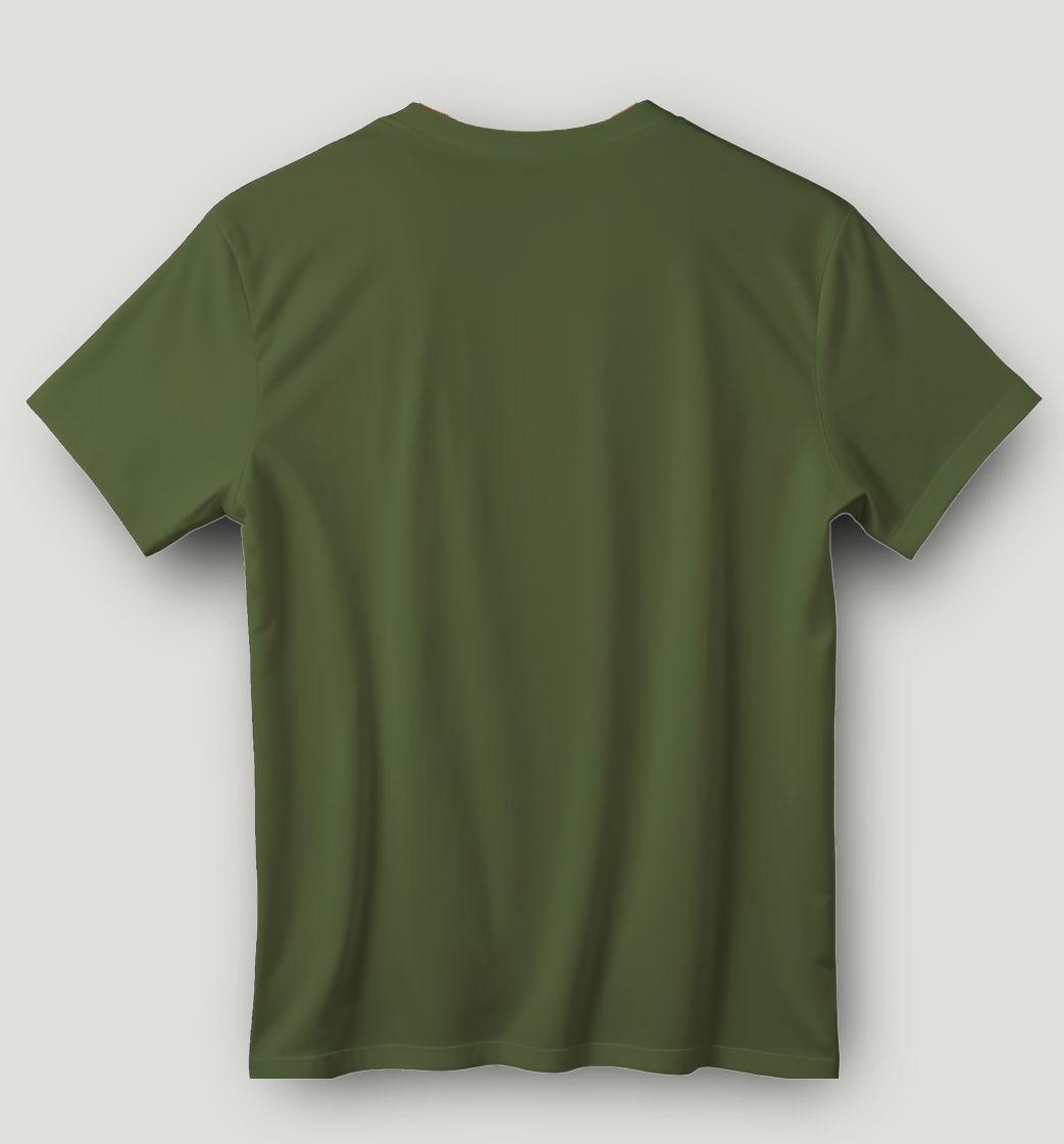 Short Sleeve Henley Green Shirt