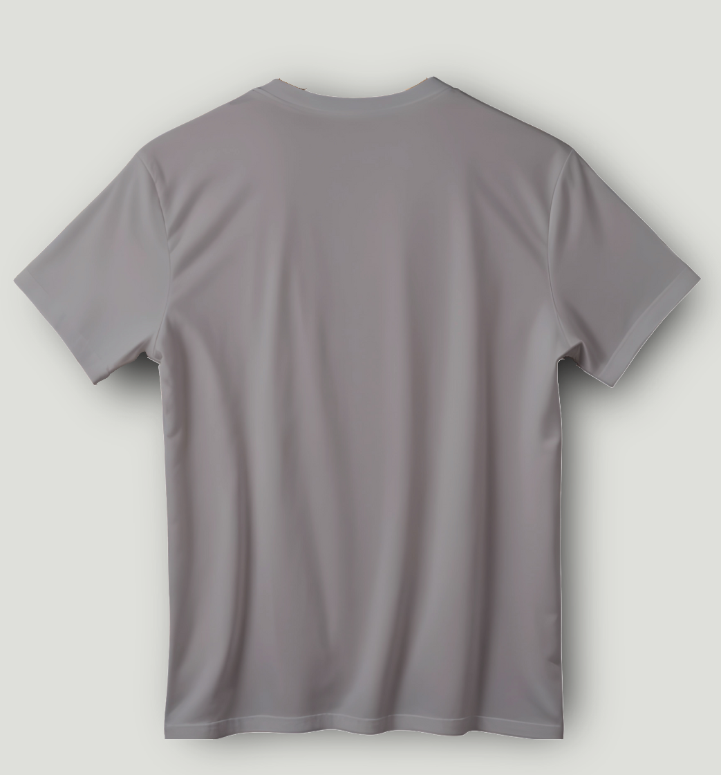 Short Sleeve Henley Gray Shirt