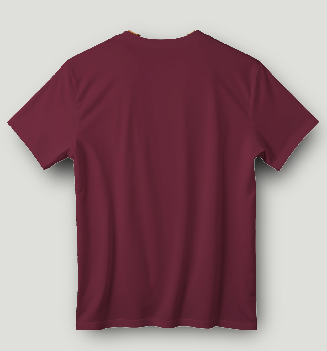 Short Sleeve Henley Red Shirt