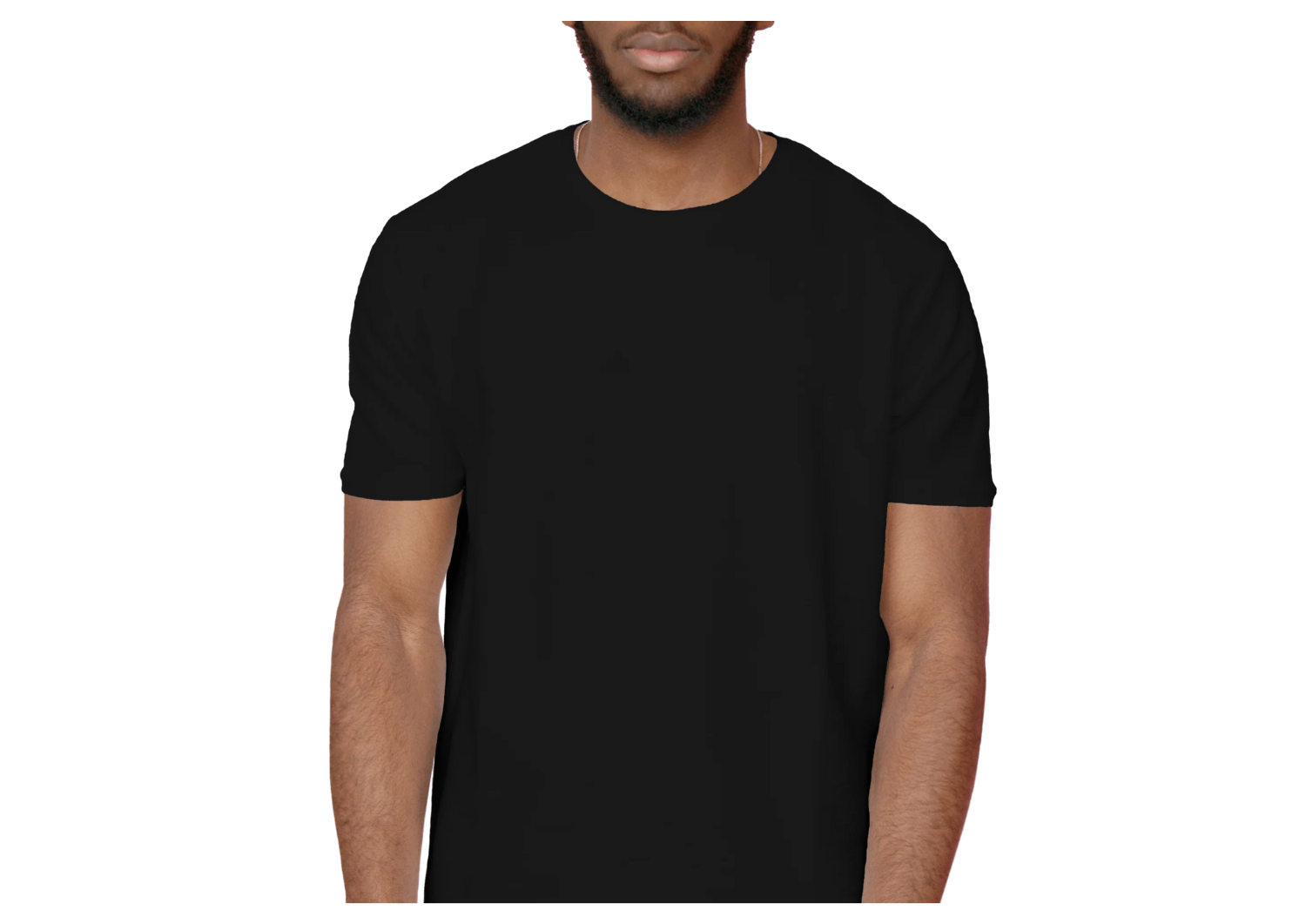 Black Crew Neck - Short Sleeve Crew Neck Black Shirt