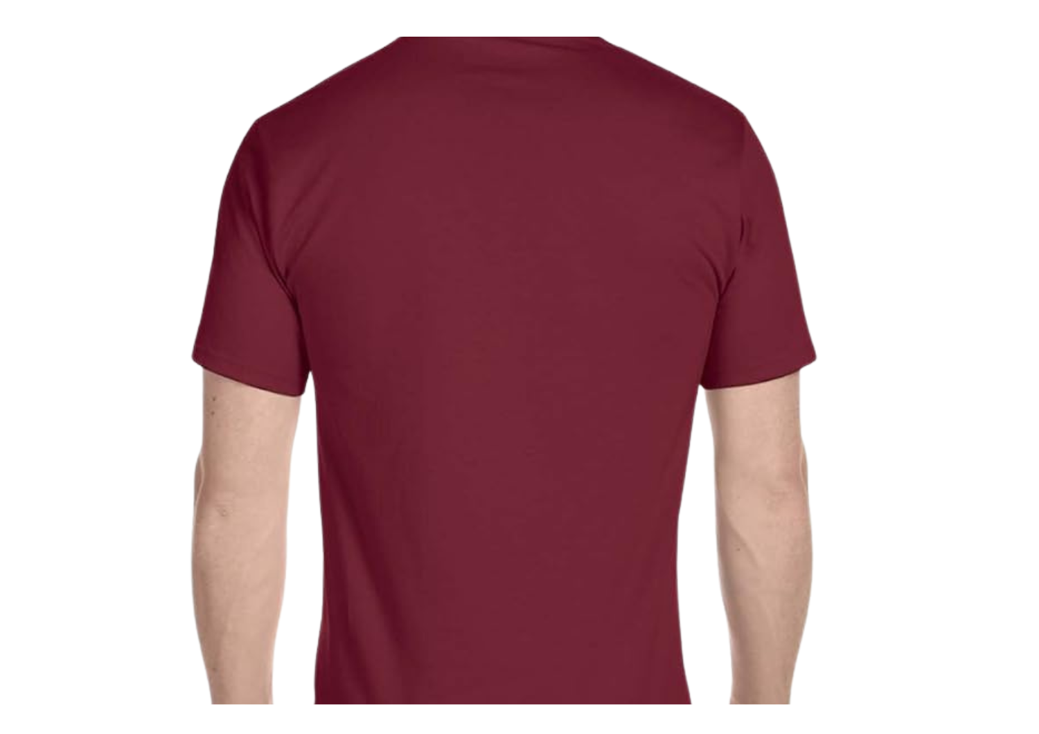 Short Sleeve Henley Red Shirt