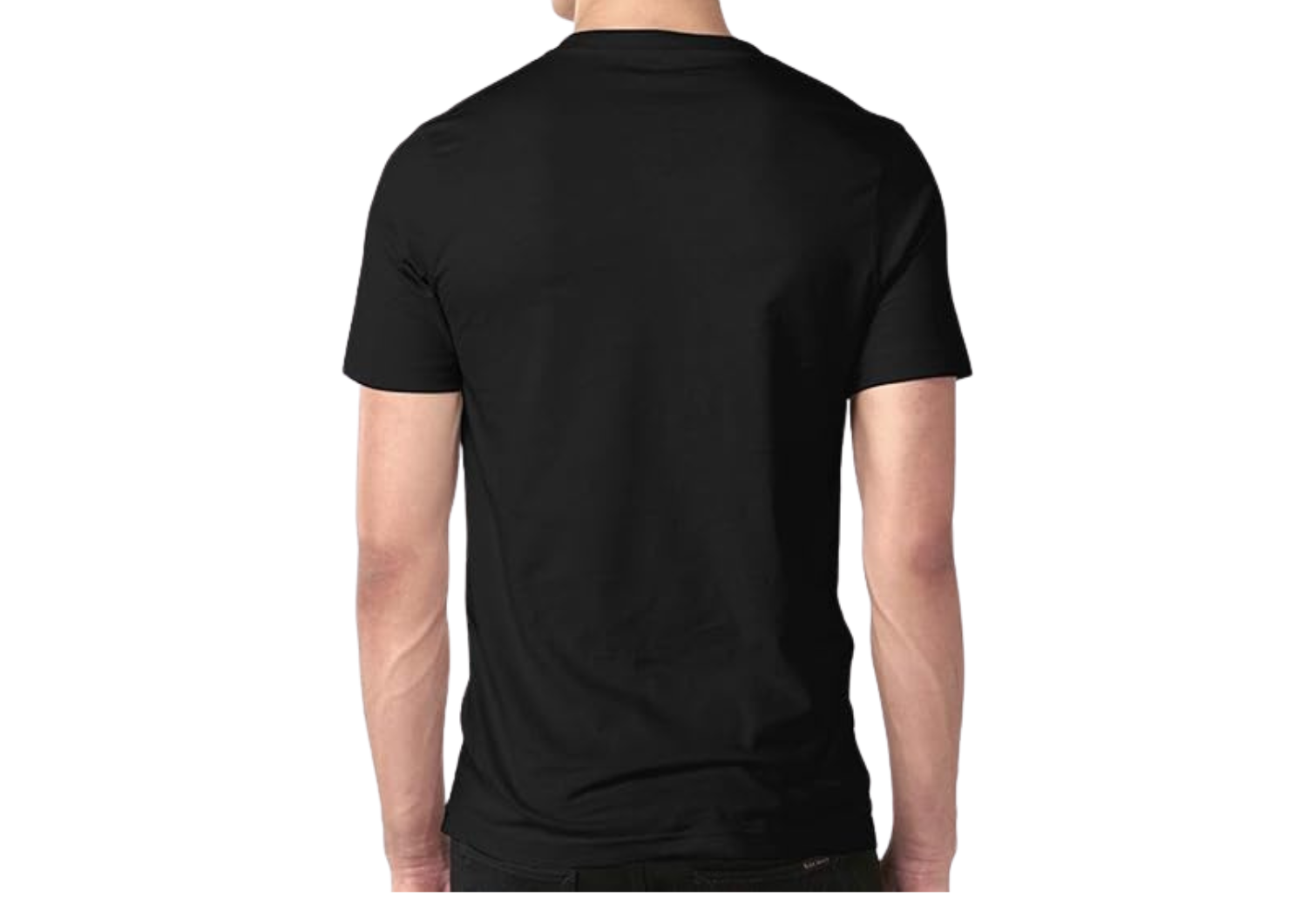 Black Crew Neck - Short Sleeve Crew Neck Black Shirt