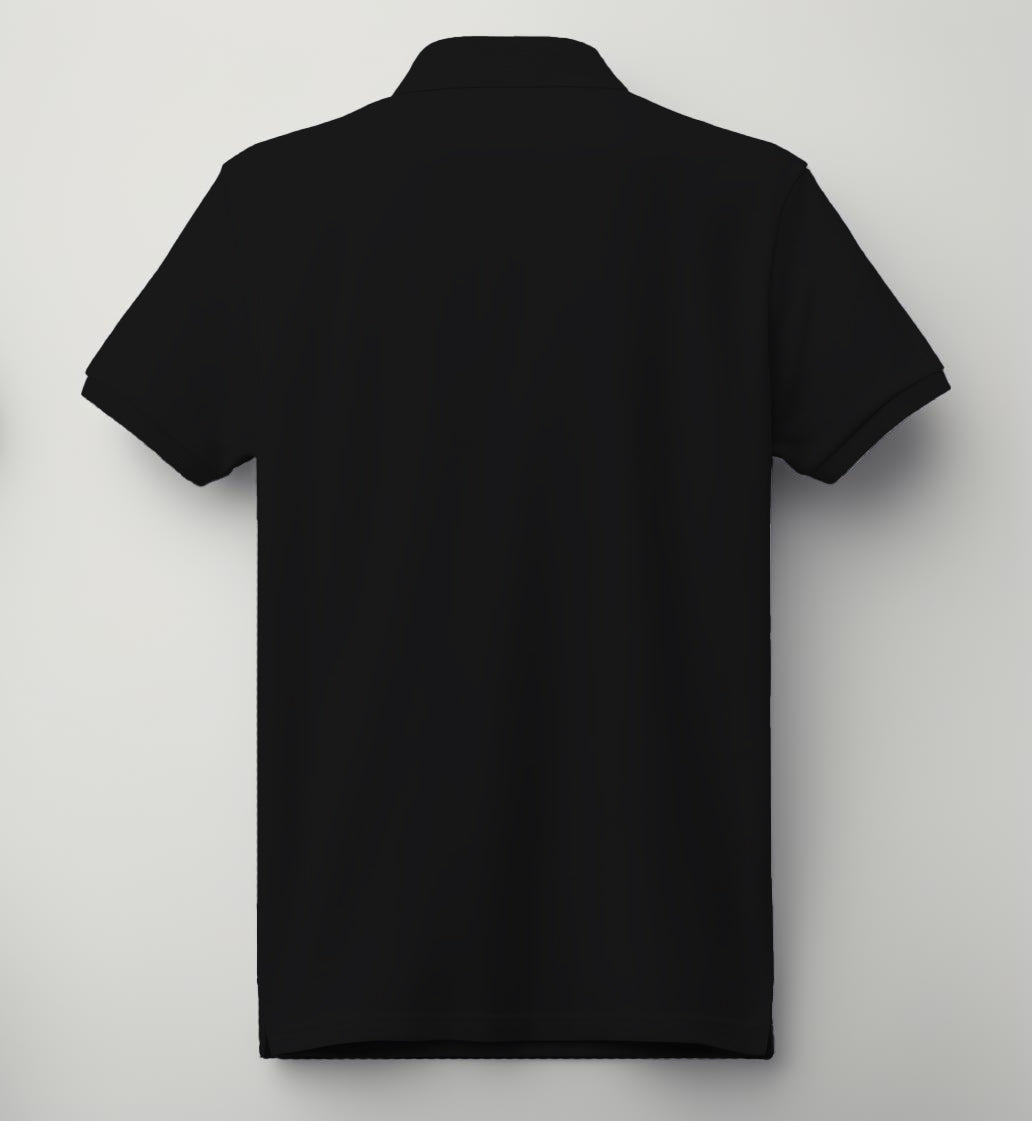 Short-Sleeve Sweater Black Polo