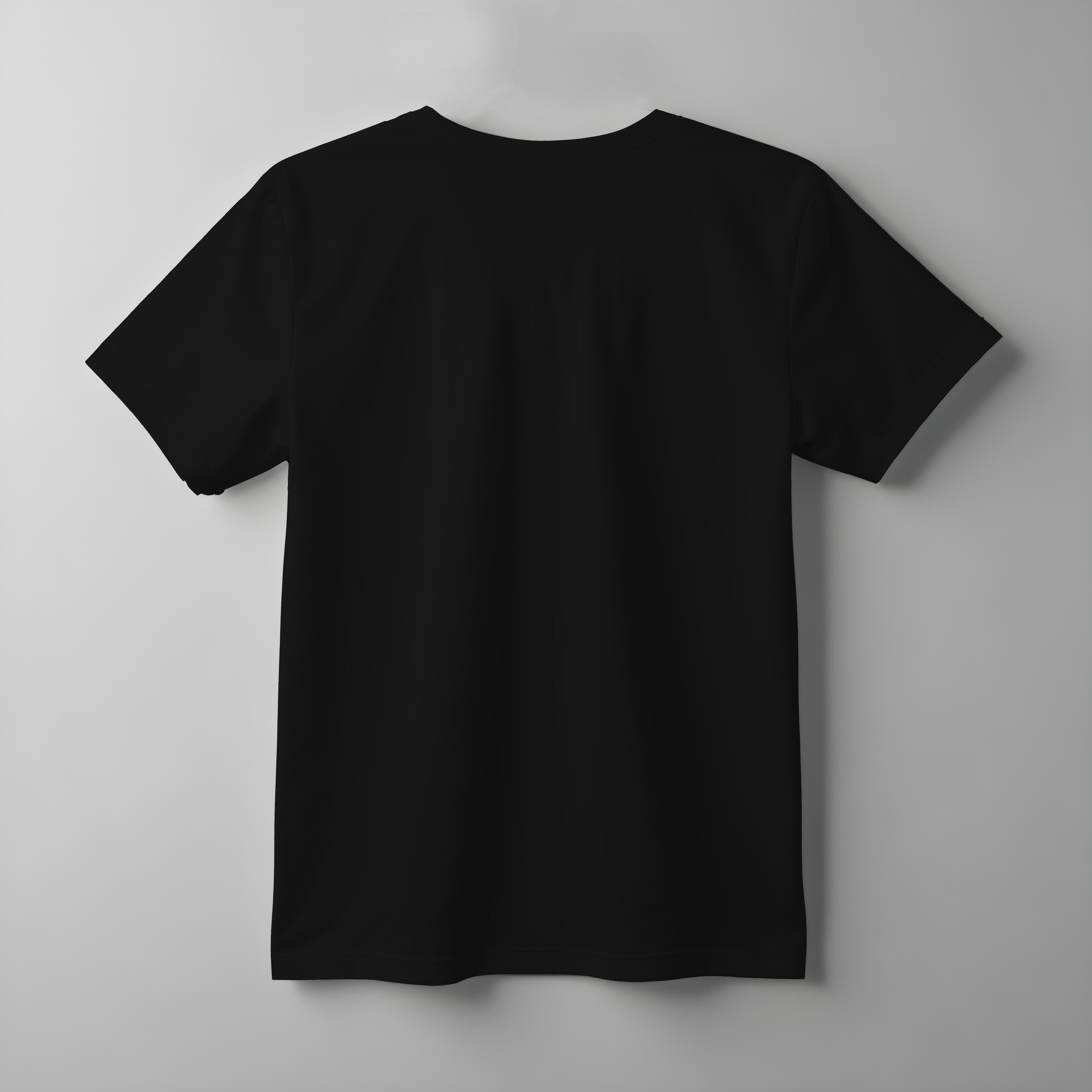 Black Crew Neck - Short Sleeve Crew Neck Black Shirt