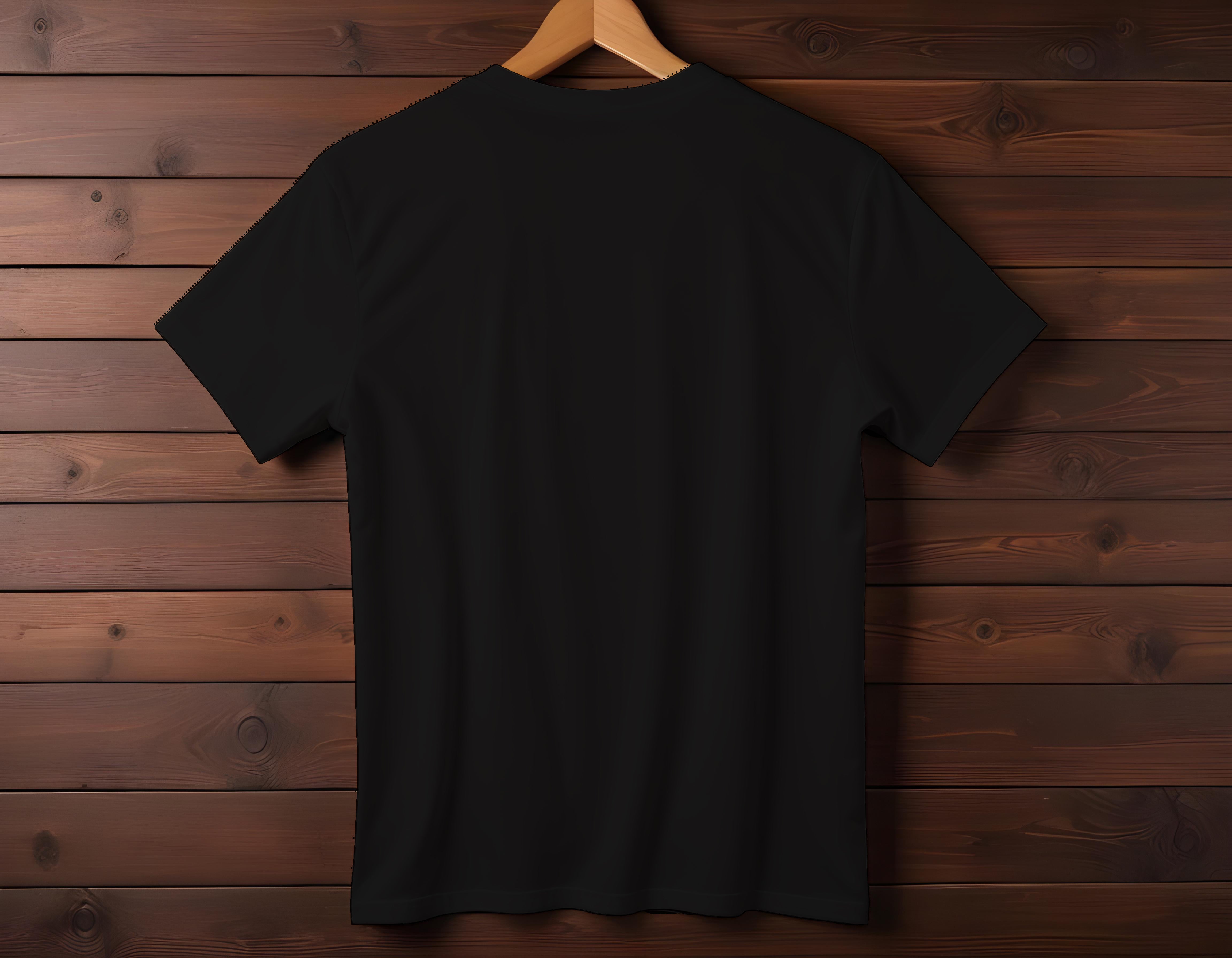 Short Sleeve Henley Black Shirt