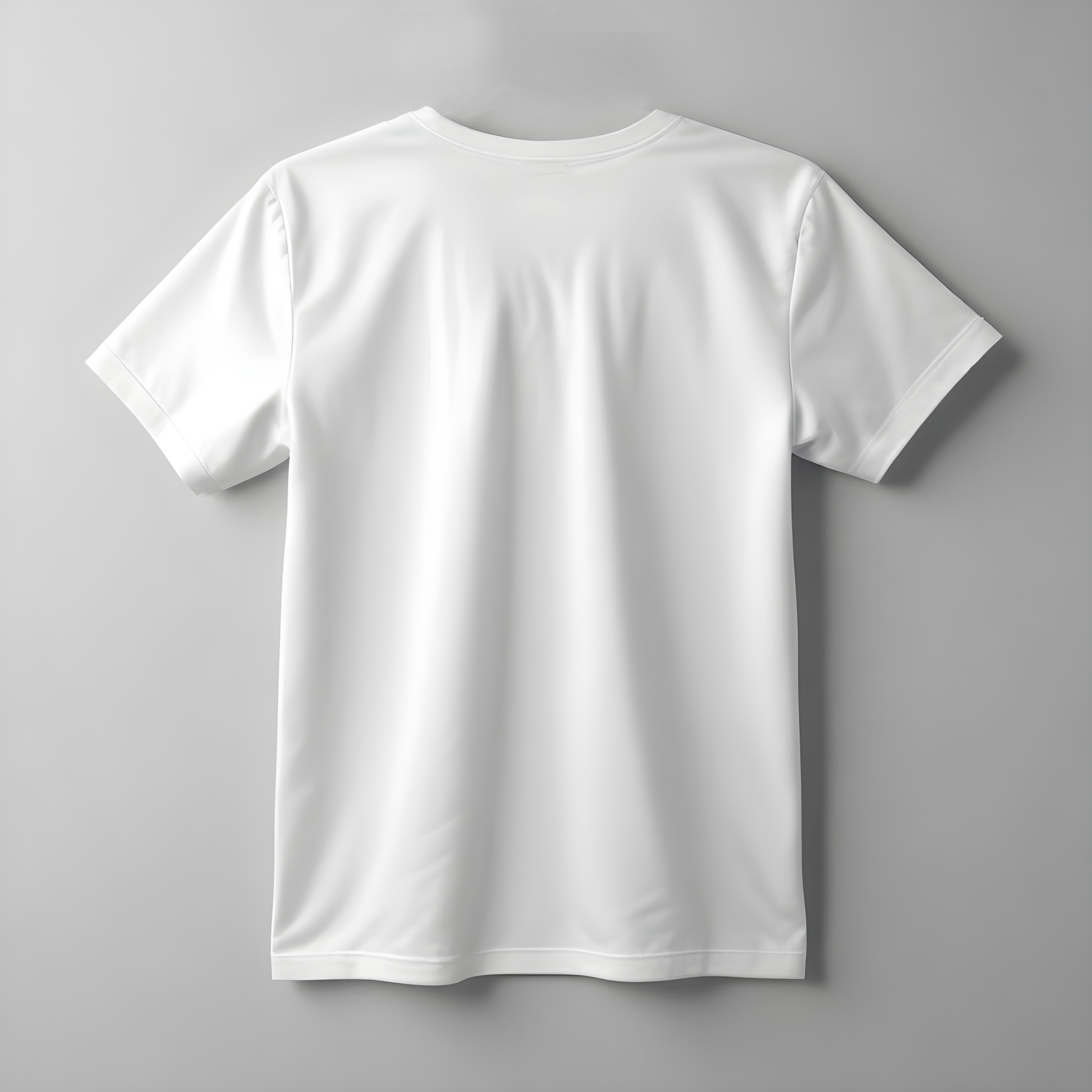 Short Sleeve Crew Neck White Shirt