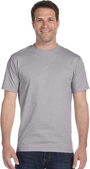 Grey Crew Neck - Short Sleeve Crew Neck Shirt