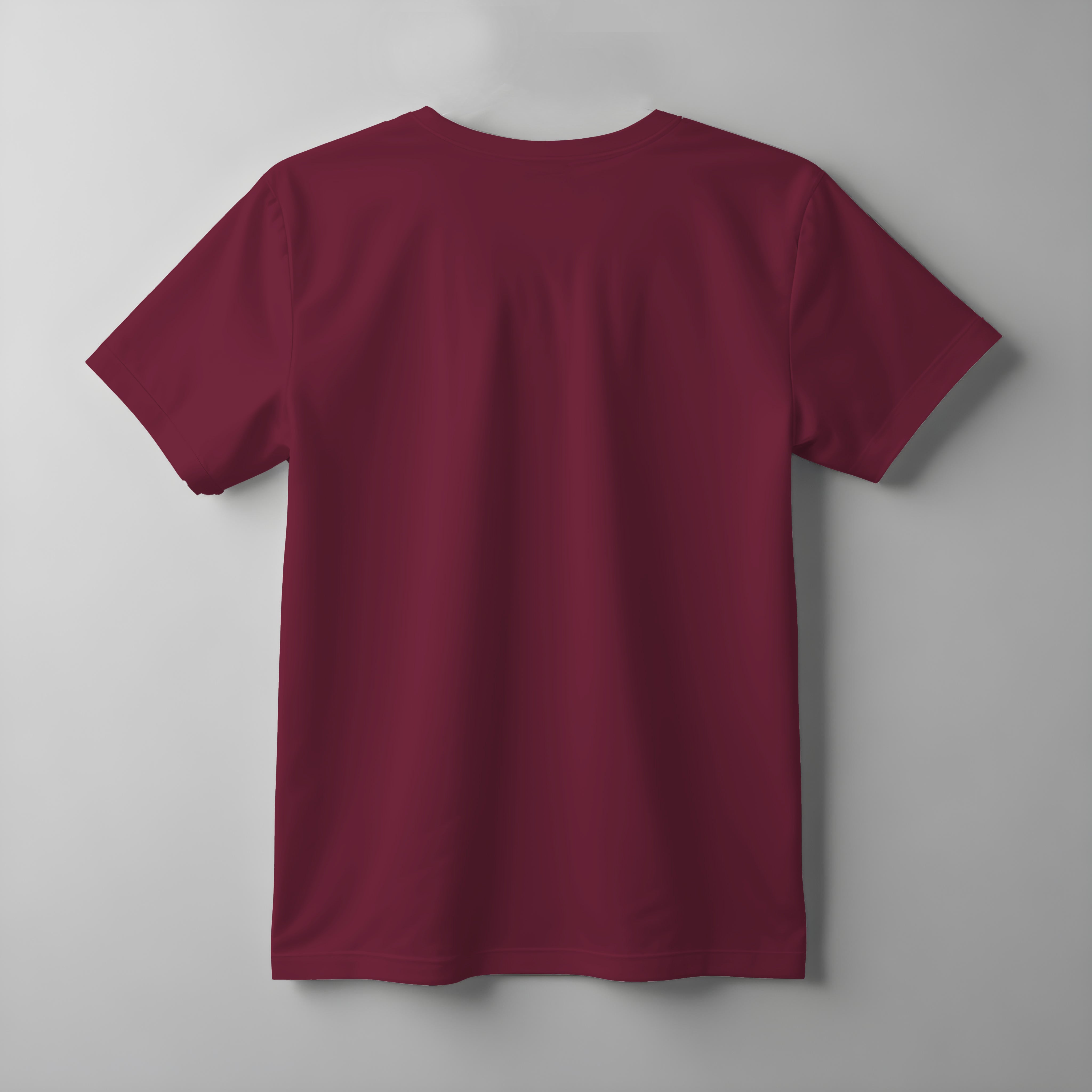 Short Sleeve Crew Neck Red Shirt