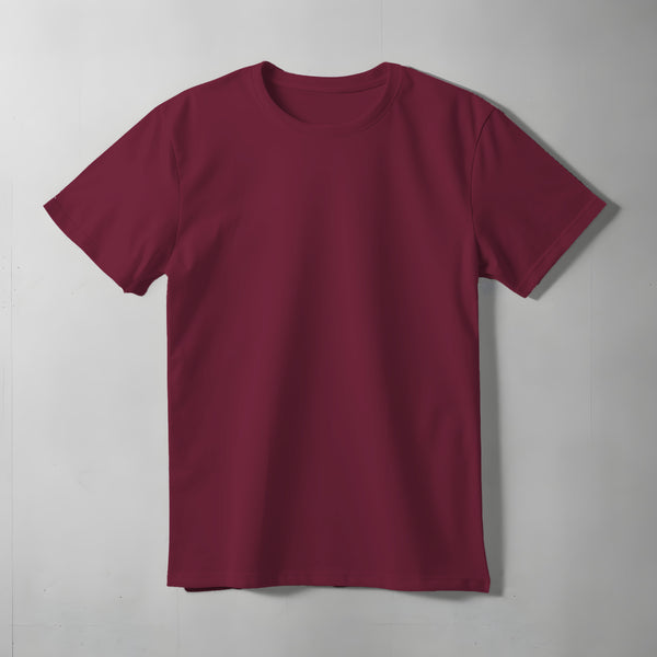 Red Crew Neck - Short Sleeve Crew Neck Red Shirt